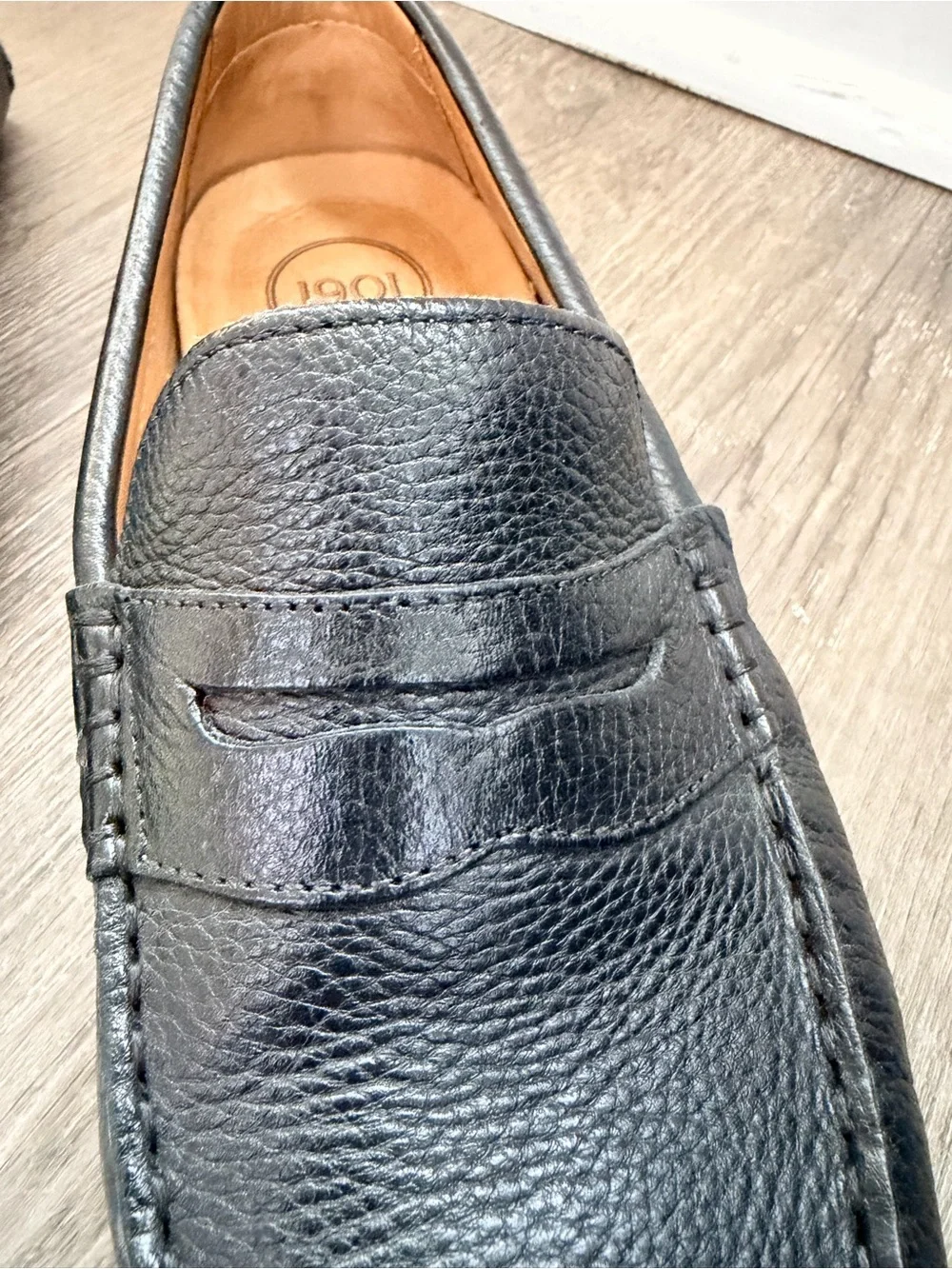 Nordstrom 1901 Men's Black Leather Loafers